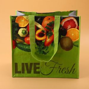 Buy cheap Environmental Protection Non Woven Reusable Shopping Bags D Cut CMYK Printing product