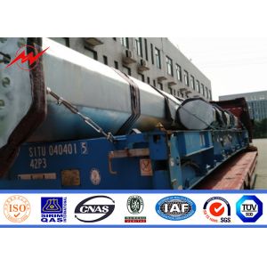 Buy cheap 90ft 100ft 110ft Power Distribution Poles With Galvaniztion from wholesalers