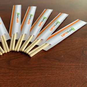 Buy cheap Disposable Chinese Japanese Bamboo Chopsticks With Paper Wrapped from wholesalers