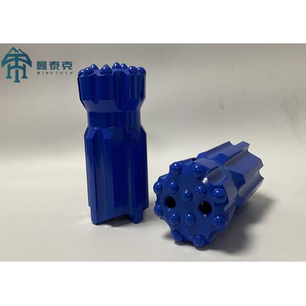 Buy cheap T38 Thread 76mm Quarrying Retract Button Bit with 45CrNiMoV Alloy Steel and YK05 Carbide Tips from wholesalers