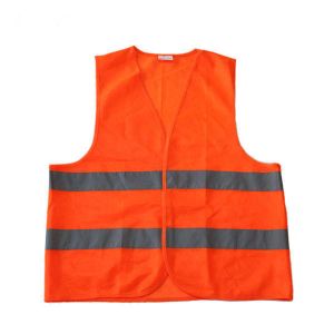 Buy cheap CE EN471 Certified High Visibility Orange Reflective Safety Vests for S-5XL Sizes from wholesalers