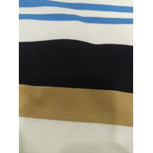 Buy cheap 40S Cotton Spandex Striped Knit Fabric for T-Shirts from wholesalers