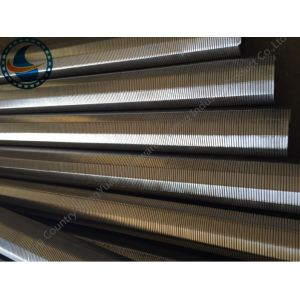Durable Wedge Wire Mesh , Non Clogging Wedge Wire Screen Cylinders