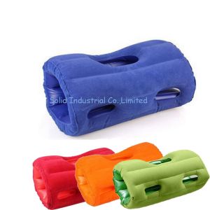 Buy cheap Flocked PVC Inflatable Roller Pillow for Noon Break from wholesalers