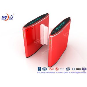 Stainless Steel Half Height Turnstiles , Sliding Gate Turnstiles With Servo