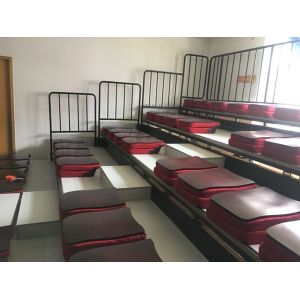 Buy cheap Fire Retardant Telescopic Bleacher Seating Floor Mounted Tribune Seating from wholesalers
