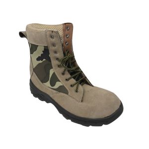Buy cheap Suede Leather Work Boots / Mens Military Tactical Boots With Nylon Cloth product