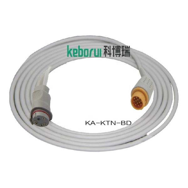 Quality IBP  adapter cable Compatible for Kontron to BD transducer for sale