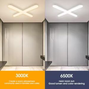 Buy cheap 55W LED Cross Light 3000K 4000K 6500K Switch Control Hotel Ceiling Lamp 220V AC from wholesalers