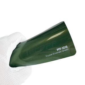 China Crystal Emerald Green Ppf Protection Film With Polymeric Hydrophobic Layer on sale