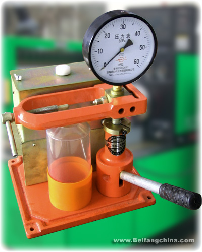 Easy operation desk type diesel nozzle tester with easy operation