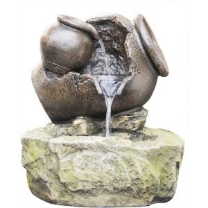Buy cheap Chinese Pot Backyard Water Fountains With Lights Weather Resistant from wholesalers