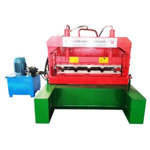Buy cheap Long Curving Roof Trapezoidal Sheet Roll Forming Machine Effective Width 835 / 828 / 840mm from wholesalers