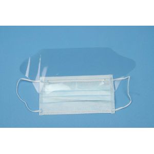 Buy cheap 3 Ply Surgical Face Mask , Anti Fog Medical Face Shield Mask With Earloop / Tie On from wholesalers
