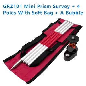 Buy cheap New Mini 360 Degree Prism for SWISS TYPE Total Station Replace GRZ101 Mini Prism Survey + 4 Poles With Soft Bag + A Bubble from wholesalers
