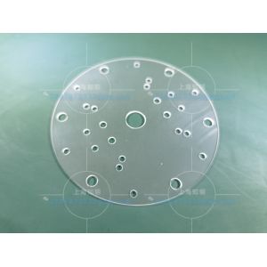 Buy cheap RFIC Al2O3 Transparent Sapphire Optical Windows With Hole from wholesalers