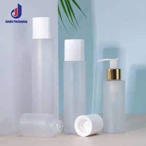 Buy cheap 150ml 200ml PET Plastic Bottle with Pump for Luxury Bottle Skincare Face Cream Body Lotion and Serum Oil Screen Printing from wholesalers