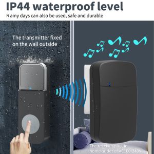 Battery Powered Wifi Video Doorbell Tuya Door Bell Wireless Camera