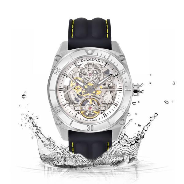 Quality Mens Luxury Skeleton Automatic Mechanical Wrist Watches for sale