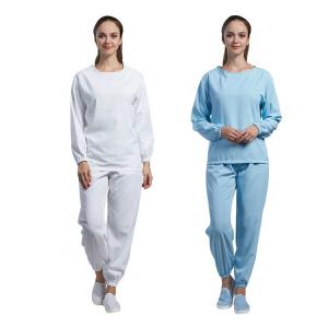 Buy cheap Hospital Surgical Anti Static Garments Used Long Sleeve White Cotton Gown product