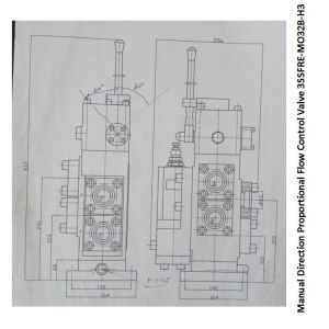 Buy cheap 35SFRE-MO32B-H3 Marine Manual Proportional Flow Reversal Valve Material-Cast Iron Connection Method-Flange Connection from wholesalers
