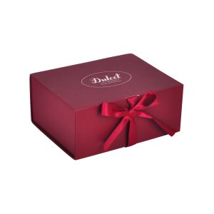 Buy cheap Foldable Cardboard Red Magnetic Paper Packing Box With Ribbon from wholesalers