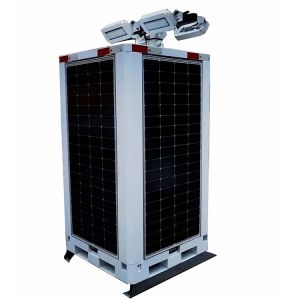 Buy cheap Solar Power Panel Led Light Tower Gel Battery Level 8 Wind Resistance Solar Led Cube For Road Construction Lighting from wholesalers