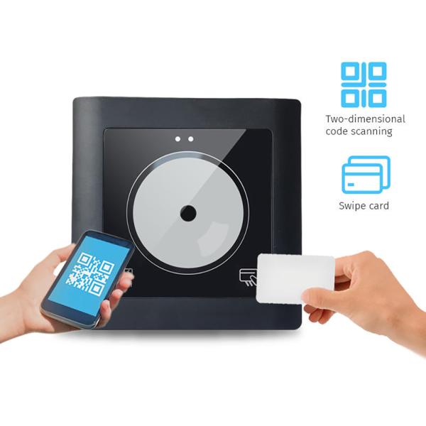 Buy cheap RFID 125kHz QR Code Card Reader With Hd Camera Wiegand26 34 Interface 2D QR Code Reader for Access Control System product