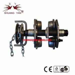 Buy cheap 3M 0.5T Hand Chain Geared Girder Lifting Beam Trolley Galvanized from wholesalers