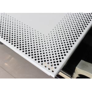 Buy cheap Acoustic Suspended Clip In Perforated Ceiling Panels For Shopping Malls from wholesalers