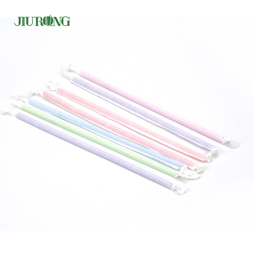 Quality Eco Friendly Biodegradable Plastic Straw Paper wrapped 4.6*168mm for sale