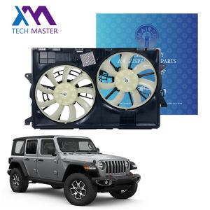 Buy cheap Powerful Long Wire Auxiliary Radiator Cooling Fans Rated 600W for Jeep Grand Commander 52014621AG from wholesalers