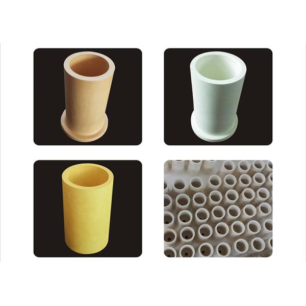 Buy cheap 4.8g/Cm3 90% Alumina Zirconia Ceramic Crucible gold melting from wholesalers