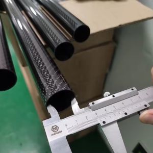Custom 3K Carbon Fiber Tube Lightweight Sport Equipment with Durable Pattern