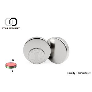 Buy cheap D50mm Disc Ndfeb Neodymium Permanent Magnets High Dimensional Accuracy from wholesalers