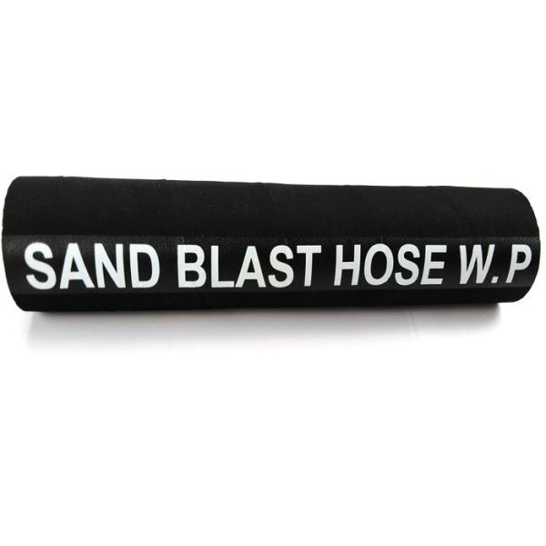 Quality Flexible High Abrasive Sand Blast Hose 32mm Industrial Rubber Wear Resistant for sale