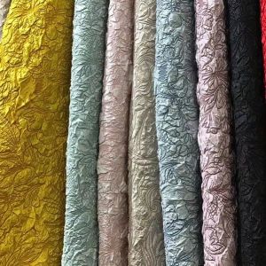 Buy cheap Flower Geometric Pattern 145cm Polyester Jacquard Fabric 200gsm Skin Friendly from wholesalers