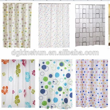 High Quality Printed Shower Curtain,Polyester Shower Curtain ,Waterproof Shower