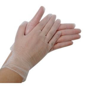 Buy cheap Disposable Vinyl PVC gloves with powdered / powder free product