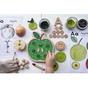 Buy cheap Wood Tinker Sensory Sorting Tray Homeschool Lesson Play Board Plate Spring Toy Montessori Seed Nature Fruit Lifecycle from wholesalers