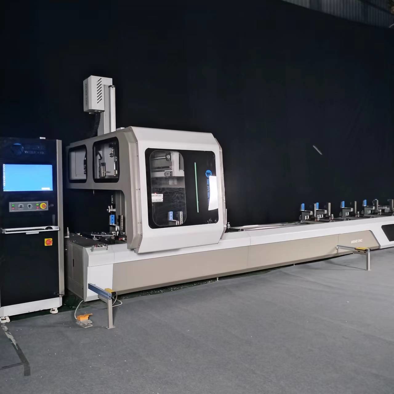 Buy cheap CNC Drilling Milling Tapping Cutting End Milling on Alu Profile Machine CNC Machining Center with 4 controlled Axis from wholesalers