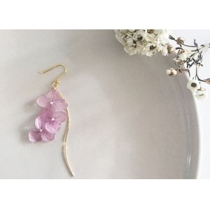 Buy cheap Most Popular Japan Designed Hydrangea Paradise Jhumka Long Chain Earrings With Pure Silver 925 from wholesalers