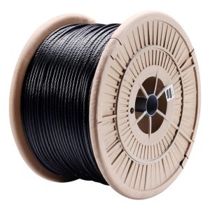 Buy cheap 6mm Black Nylon Coated Gym Cable with High Carbon Steel and 7x19 Structure for Fitness Equipment from wholesalers