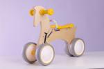 Buy cheap Toddler 6inch Wheel Birch Log Rocking Horse Balance Bike Without Base from wholesalers