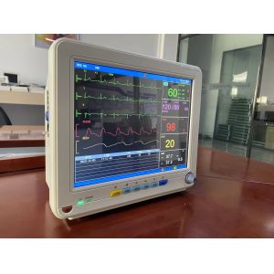 TFT LCD Medical Electronic Vital Signs Monitor With ECG SPO2 NIBP And Temp