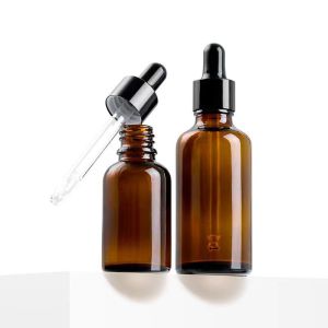 Buy cheap 5ml 10ml 15ml 20ml 30ml 50ml 100ml Glass Essential Oil Bottle with Black Dropper and Customize from wholesalers