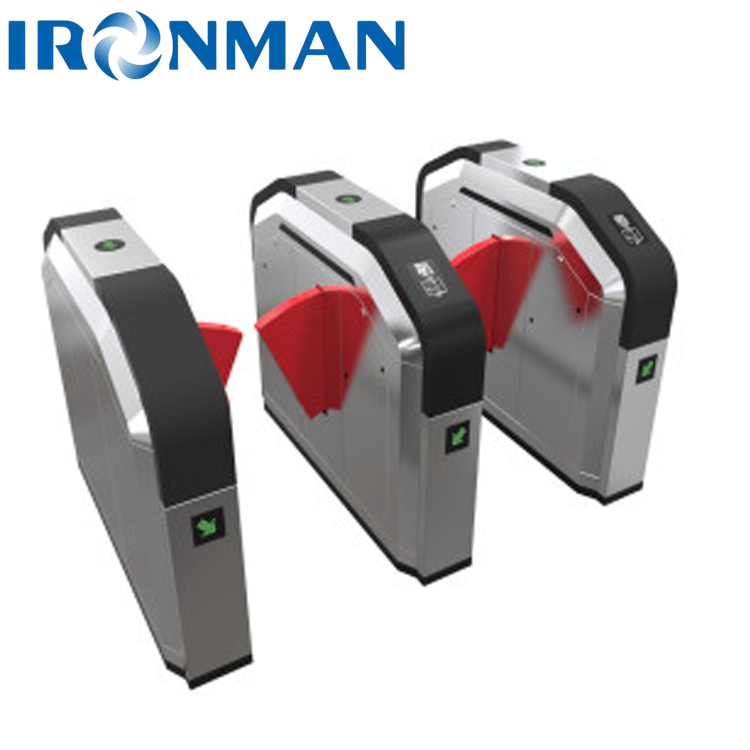 Buy cheap Electronic Amusement Park Turnstiles / Flap Barrier Gate 5000000 Times Service Life from wholesalers