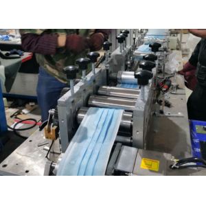 CNC PLC Automatic Mask Machine / Disposable Surgical Medical Nonwoven Maskerade