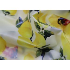 Buy cheap Waterproof Garment TPU Leather White Frosted Printed Lemon Eco - Friendly from wholesalers