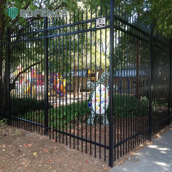 Quality Low-Cost Tubular Steel Fence Economic Solution for sale